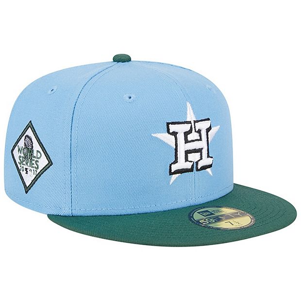 Men's Houston Astros New Era Sky Blue Logo White 59FIFTY Fitted Hat