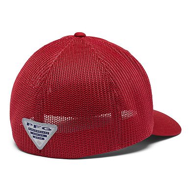 Men's Columbia Cardinal Arkansas Razorbacks PFG Hooks Flex Hat