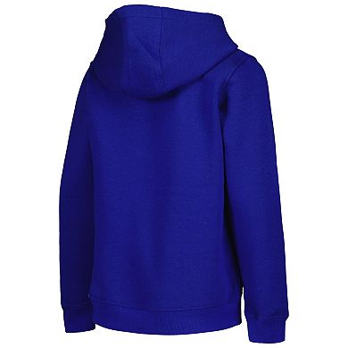 Youth Royal Kansas City Royals Team Primary Logo Pullover Hoodie