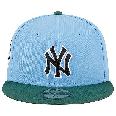 Men's New Era  Sky Blue/Cilantro New York Yankees 2000 Subway Series 59FIFTY Fitted Hat
