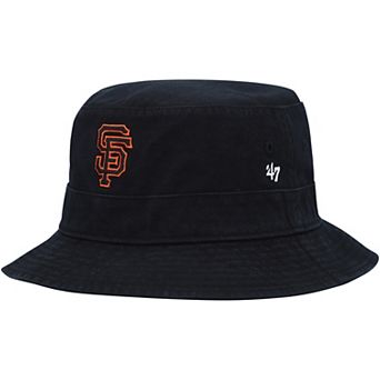 Men's '47 Black San Francisco Giants Primary Bucket Hat