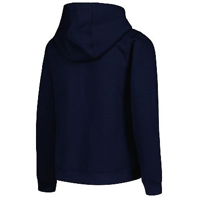 Youth Navy Tampa Bay Rays Team Primary Logo Pullover Hoodie
