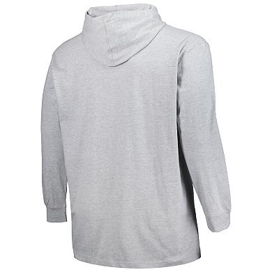 Men's Heather Gray Seattle Kraken Big & Tall Pullover Hoodie