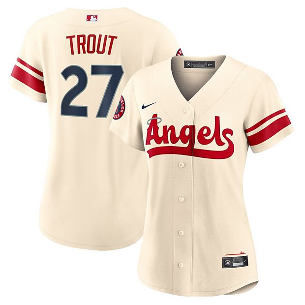 Infant Los Angeles Angels Mike Trout Nike White Home Replica Player Jersey