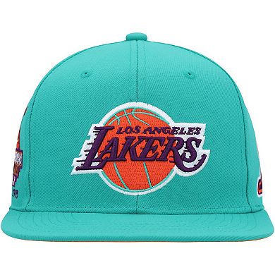 Men's Mitchell & Ness Turquoise Los Angeles Lakers Hardwood Classics 1995 NBA All-Star Weekend Desert Snapback Hat