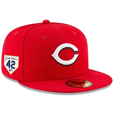 Men's New Era Red Cincinnati Reds 2023 Jackie Robinson Day 59FIFTY Fitted Hat