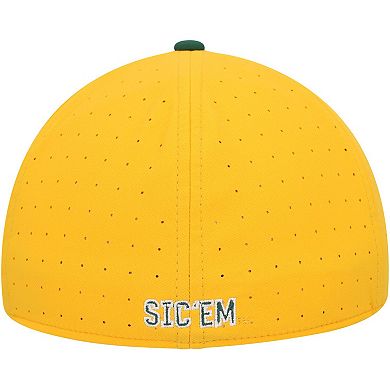 Men's Nike Gold Baylor Bears Aero True Baseball Performance Fitted Hat