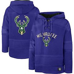 Milwaukee Bucks Fanatics Branded Big & Tall Bold Attack Pullover Hoodie -  Hunter Green/Black