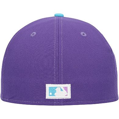 Men's New Era Purple Florida Marlins Vice 59FIFTY Fitted Hat