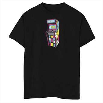 Boys 8-20 & Husky Fortnite Arcade Machine Pocket Graphic Tee