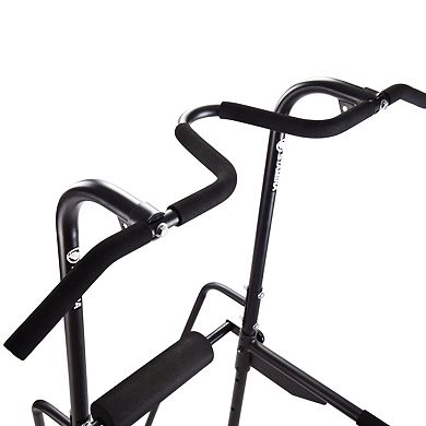 Stamina Products 1698 Freestanding Adjustable Full Body Steel Power Tower, Black
