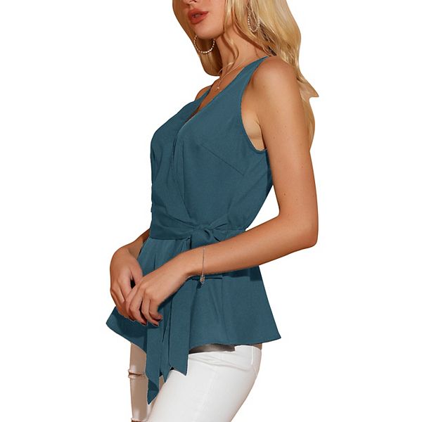 Sleeveless Wrap Top main image 1