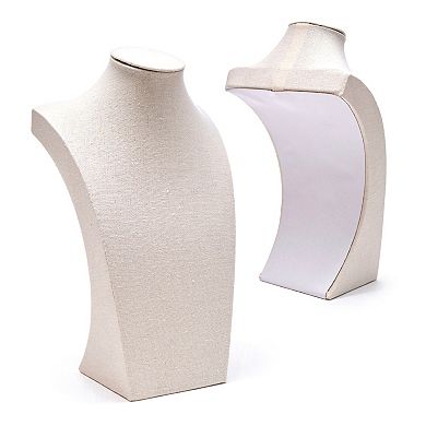 12 Inch Jewelry Display Bust, Necklace Mannequin Holder Stand For Retail, Shows