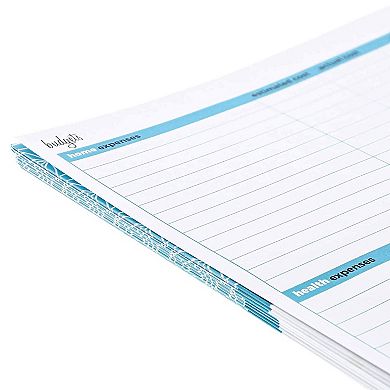 Monthly Budget Planner With Pockets, Bill Organizer, Expense Tracker Notebook