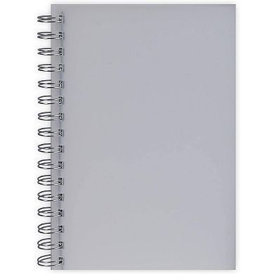 4 Pack Blank Spiral Journals 80 Unlined Sketchbooks Notebooks, 5.7 x 8.3 Inches