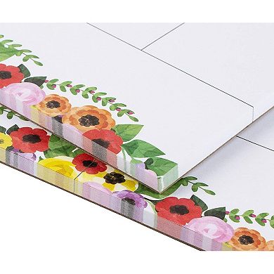 2 Pack 52 Sheets Weekly Planner To Do List Appointment Schedule, Floral Design