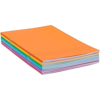 Lined Storybooks for Kids, 6 Colors, 12 Sheets Each (8.5 x 5.5 In, 12 Pack)
