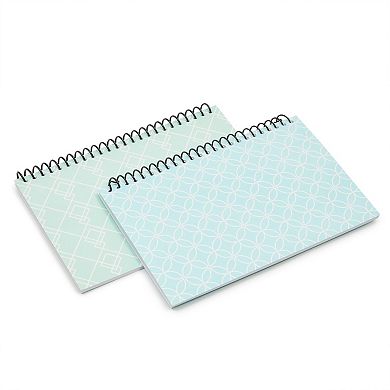 2 Pack Spiral Bound Accounting Ledger Book, Money Tracker for Small Business