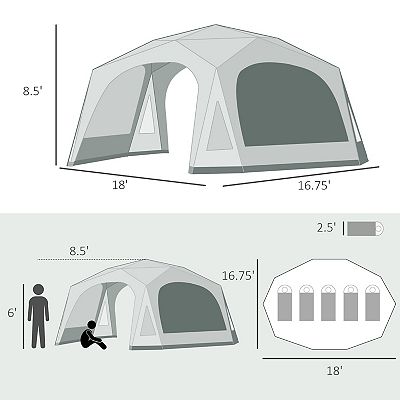 20 people tent best sale