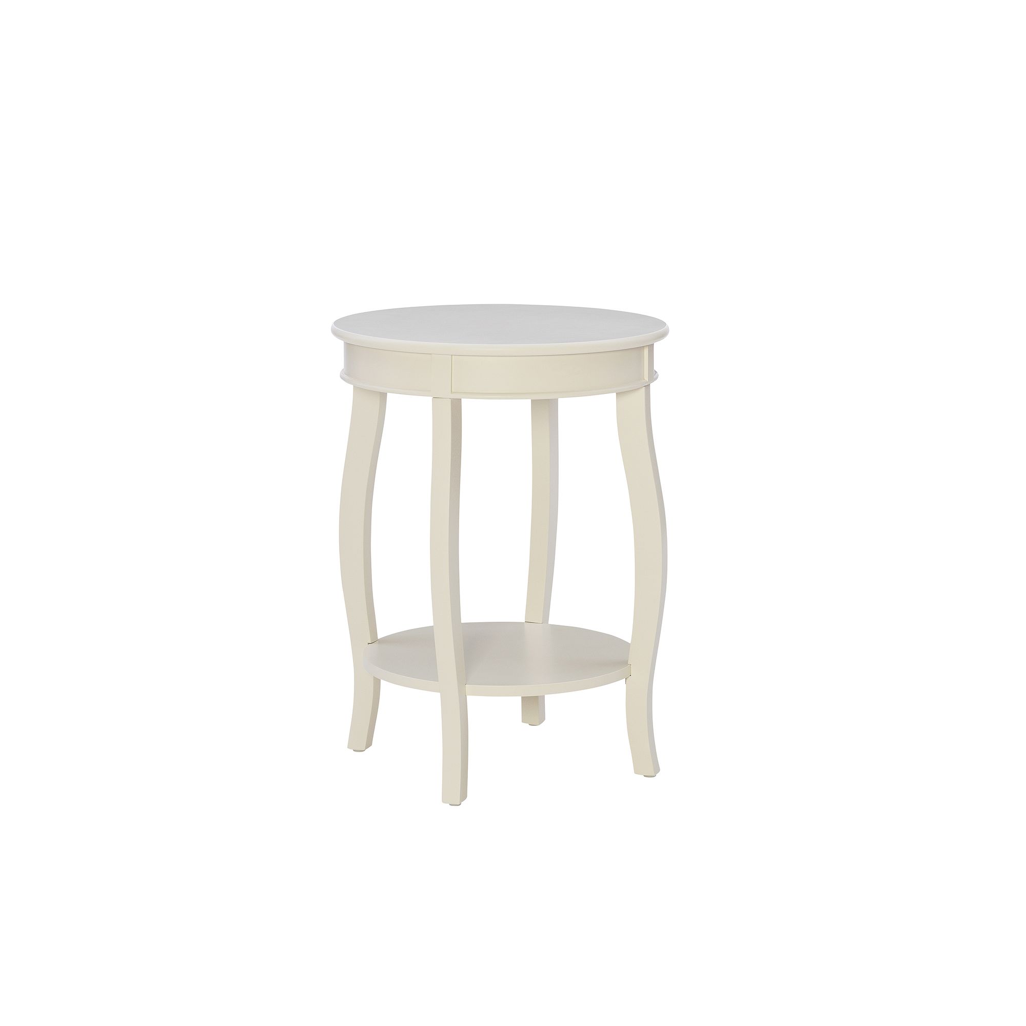 Linon Aura End Table, Off White