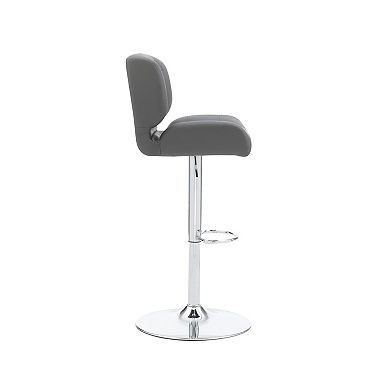 Linon Bohen Abs Adjustable Barstool