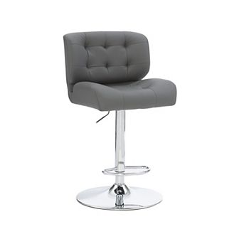 Linon Bohen ABS Adjustable Swivel Bar Stool