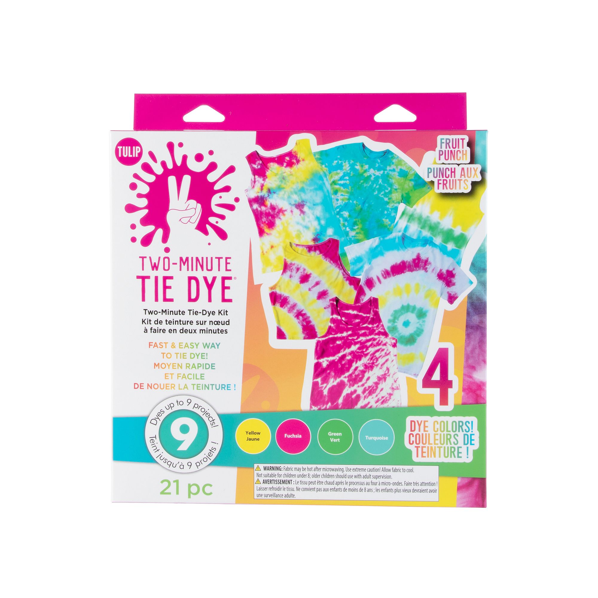 Tulip Two-Minute Tie Dye Kit, Multi