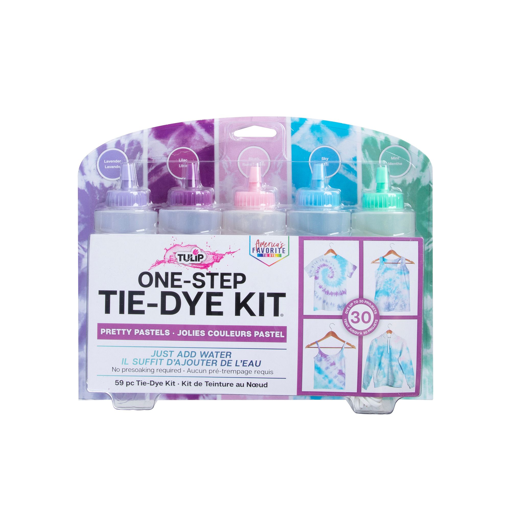 Tulip Pretty Pastels 5 Color Tie-Dye Kit, Multi