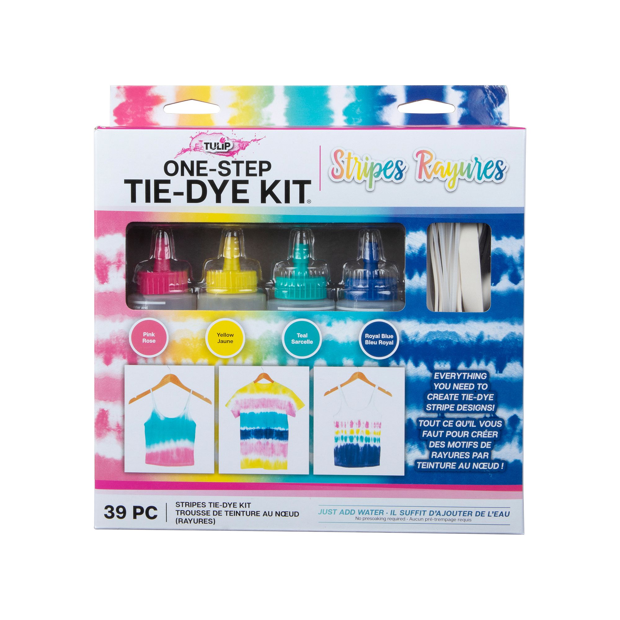 Tulip One-Step Stripes Tie-Dye Kit, Multi