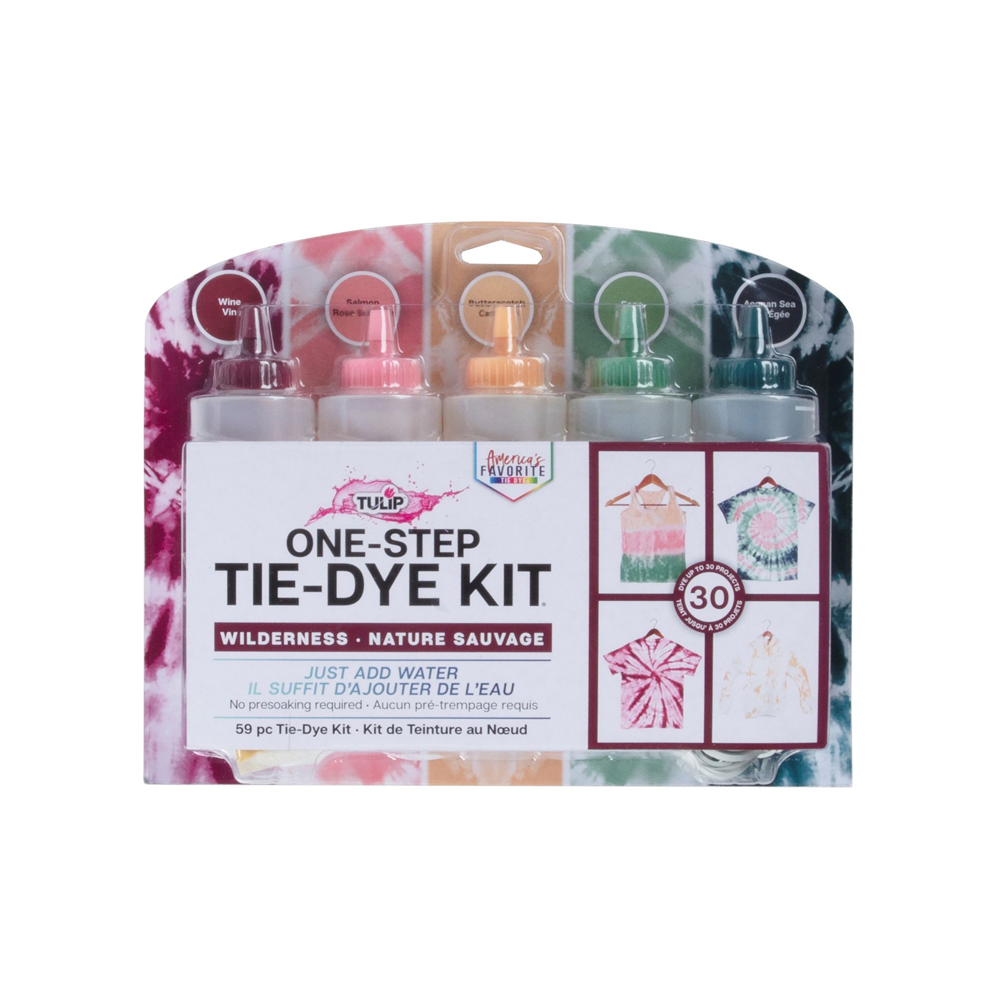 Tulip Wilderness 5-Color Tie-Dye Kit, Multi