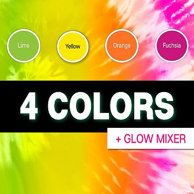 Tulip One-Step Glow-in-the-Dark 20 Piece Tie Dye Kit