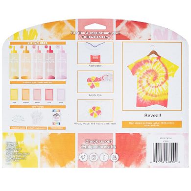 Tulip One-Step 59 Piece Sunshine 5 Color Tie Dye Kit