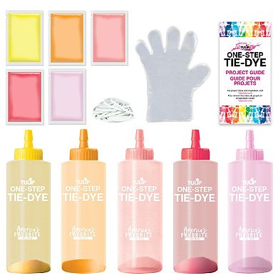 Tulip One-Step 59 Piece Sunshine 5 Color Tie Dye Kit