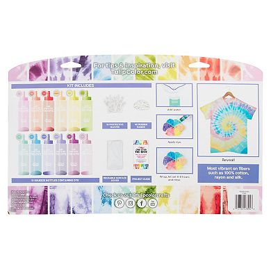 Tulip One-Step 70 Piece Pastel Party Tie-Dye Kit