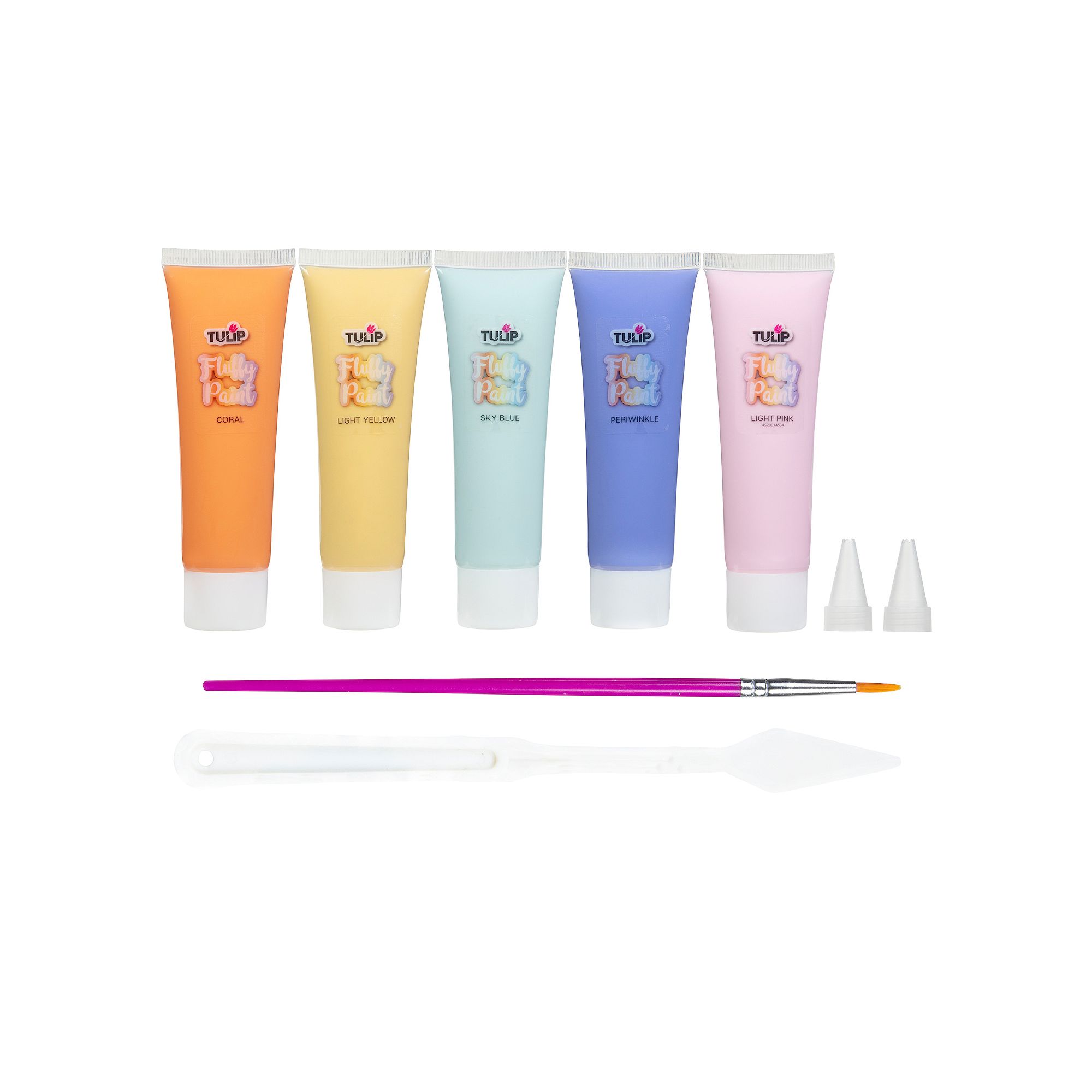 Tulip 5-Pack Fluffy Paint Serene Kit, Multi