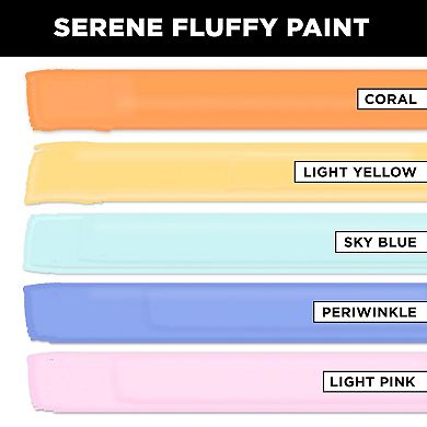 Tulip 5-Pack Fluffy Paint Serene Kit