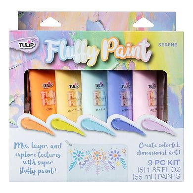 Tulip 5-Pack Fluffy Paint Serene Kit