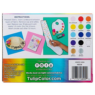 Tulip Rainbow Brush-On Fabric Paint