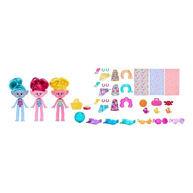 DreamWorks Trolls Band Together Vacay Island 3-Doll Set