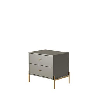 MANHATTAN COMFORT Jasper 2-Drawer Nightstand