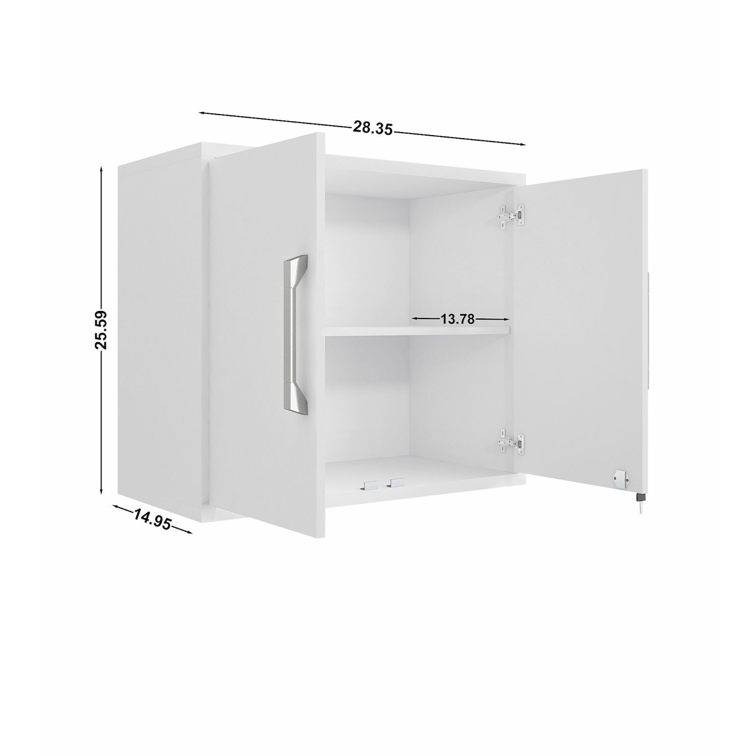 Manhattan Comfort Eiffel Floating Storage Cabinet - Thumbnail 5