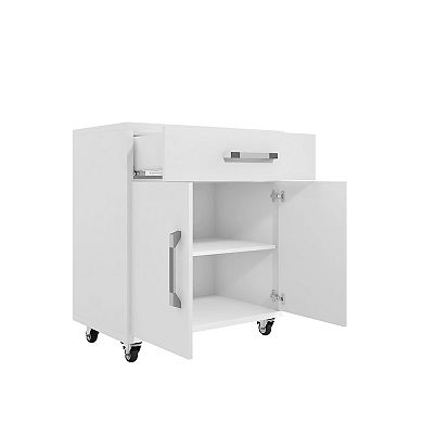 MANHATTAN COMFORT Eiffel Mobile Garage Cabinet