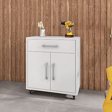 MANHATTAN COMFORT Eiffel Mobile Garage Cabinet