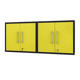 MANHATTAN COMFORT Eiffel 2 pc Floating Garage Cabinet
