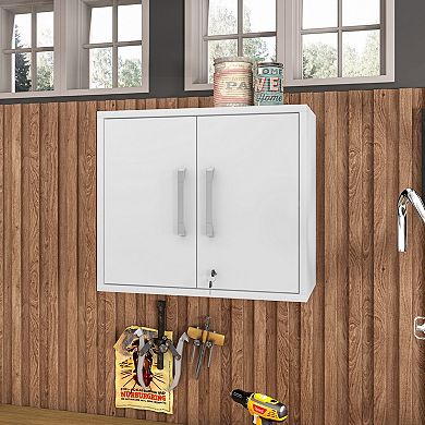 MANHATTAN COMFORT Eiffel 3-Piece Floating Garage Cabinet