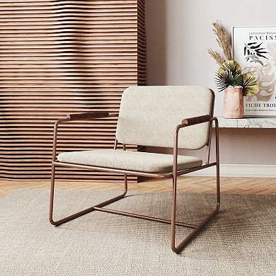 MANHATTAN COMFORT Whythe Upholstered Low Accent Chair