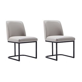 MANHATTAN COMFORT 2 pc Serena Dining Chairs