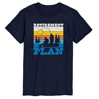 Big & Tall Retirement Plan Graphic Tee