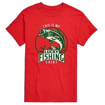 Big & Tall Lucky Fishing Shirt Graphic Tee