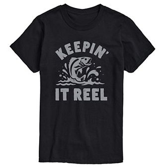 Big & Tall Keepin' It Reel Graphic Tee
